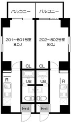 Air Tower 横濱伊勢佐木町の物件間取画像